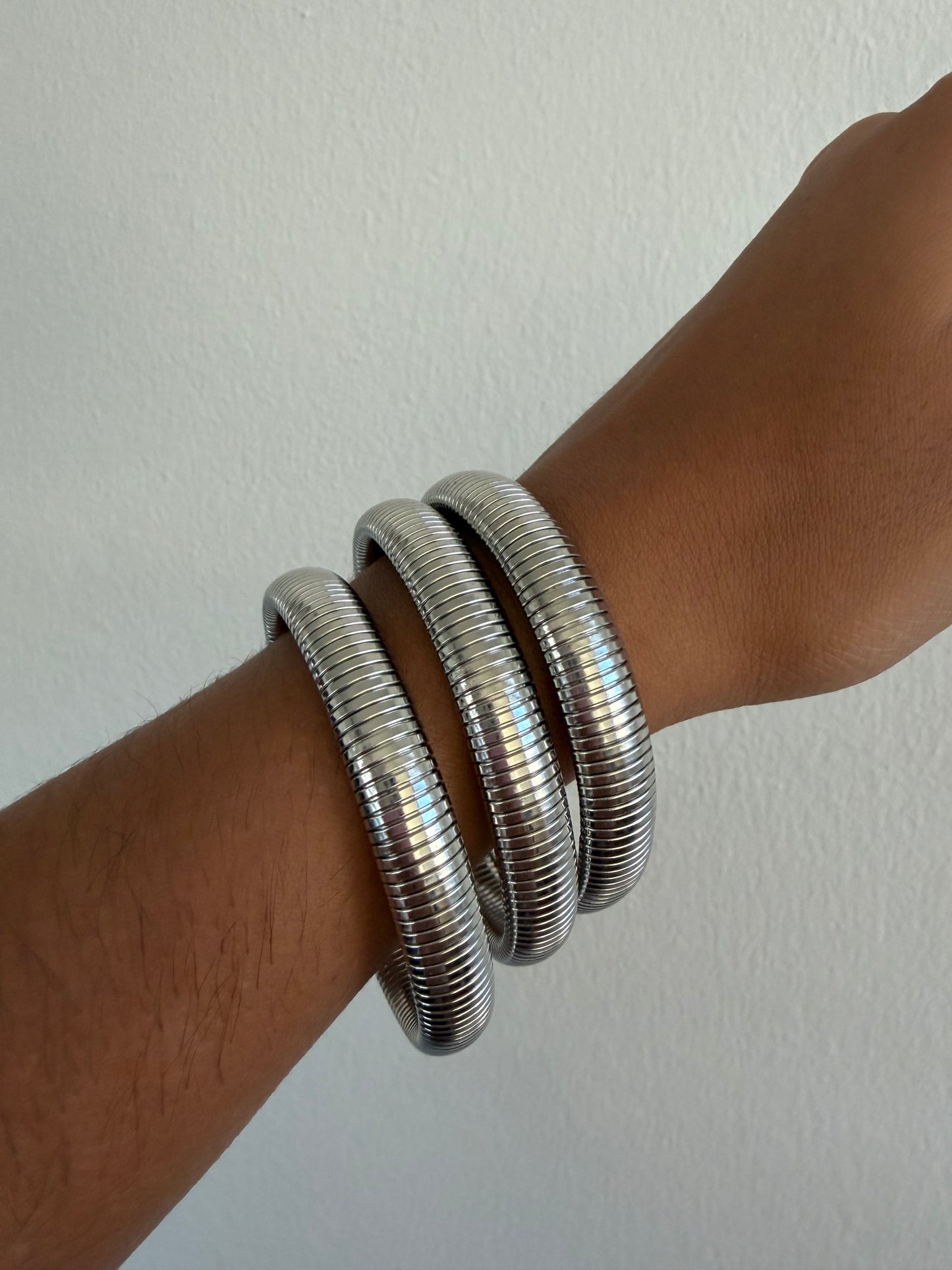 Safira Silver Bangles