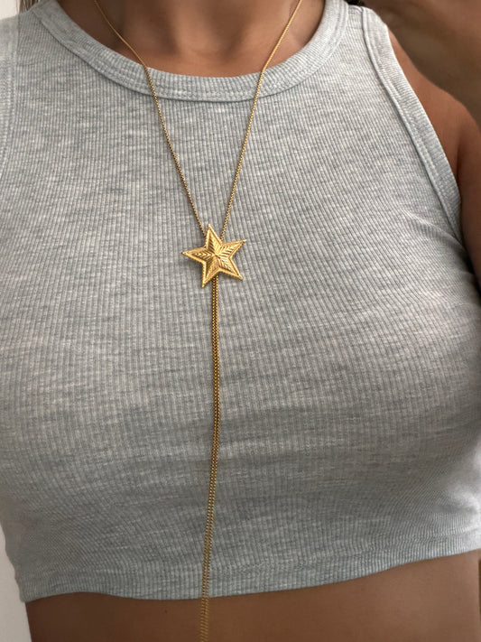 Gold Star Necklace