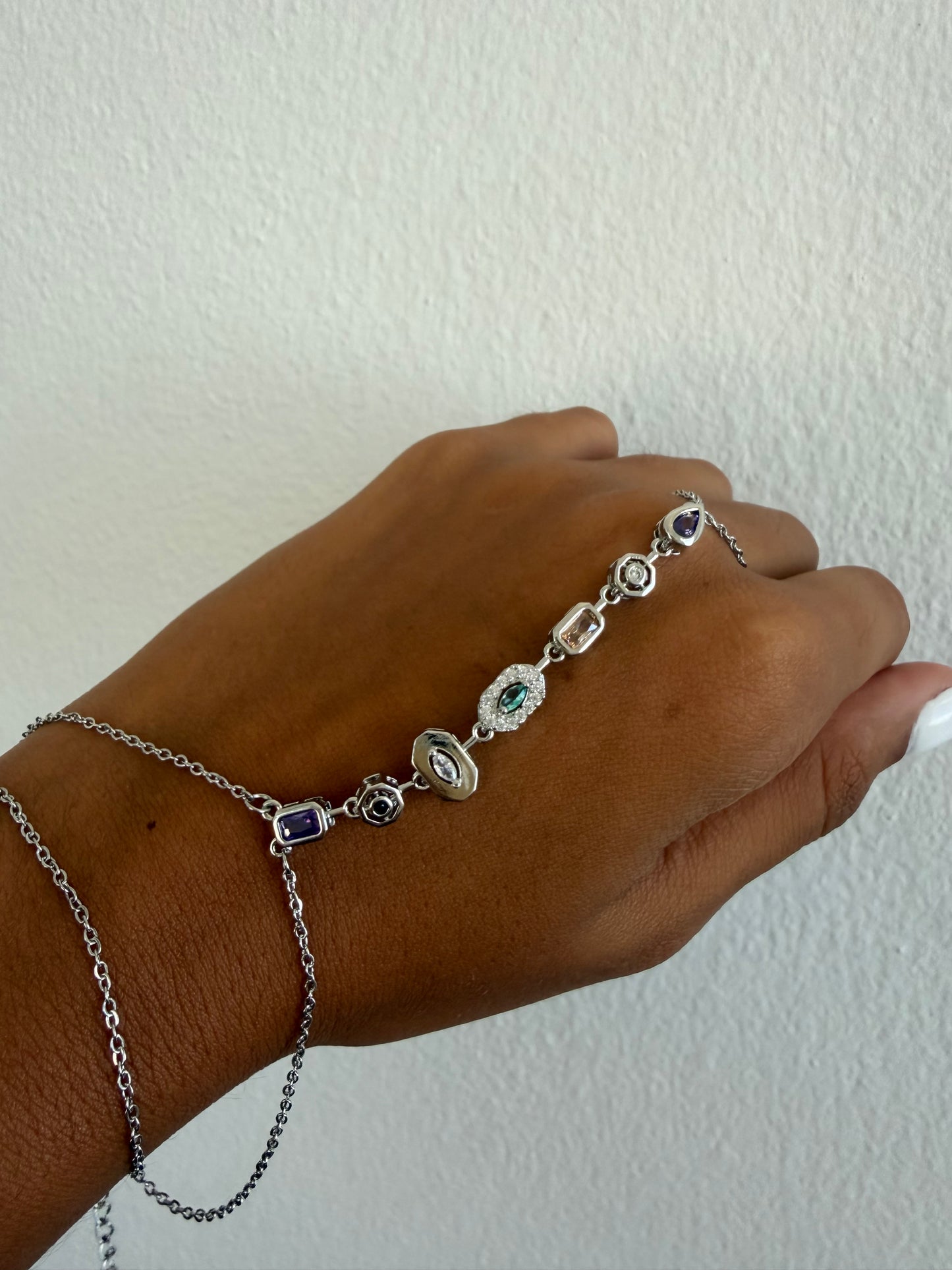 Aitana Silver Hand Chain