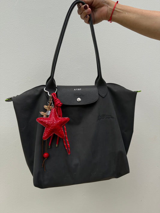 Red Vintage Bag Charm