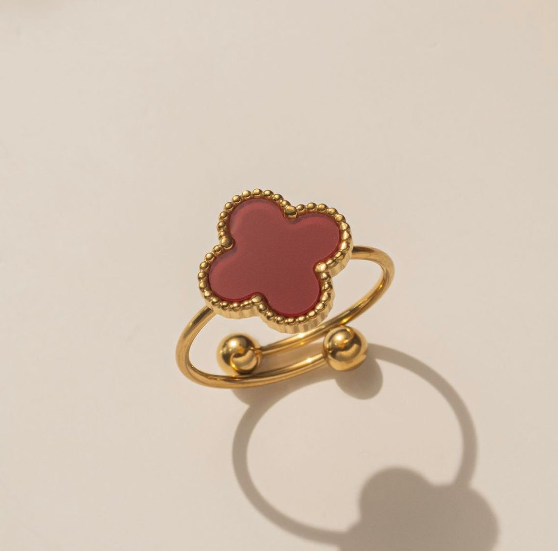 Color Clover Ring