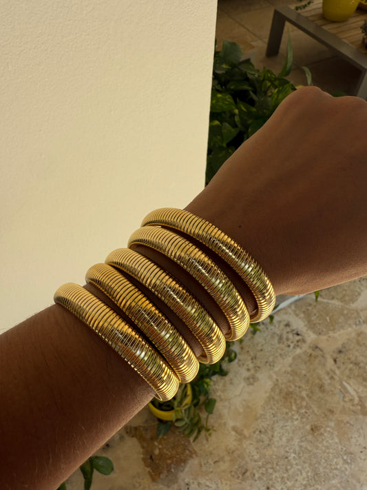 Safira Gold Bangles