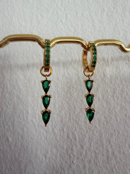 Esmeralda Mini Hoops